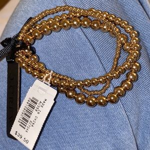 gold j crew bracelets